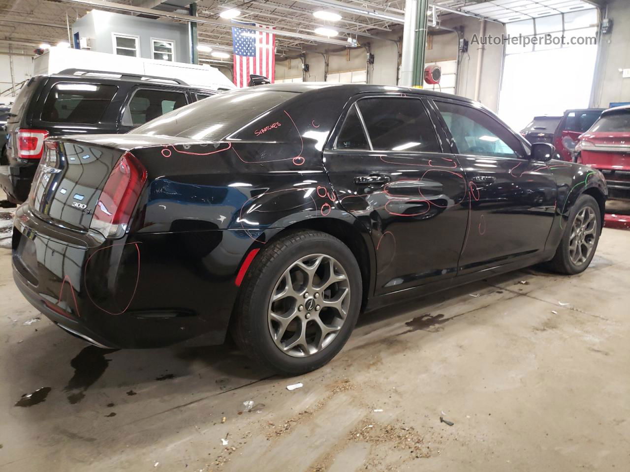 2017 Chrysler 300 S Black vin: 2C3CCAGG3HH597427