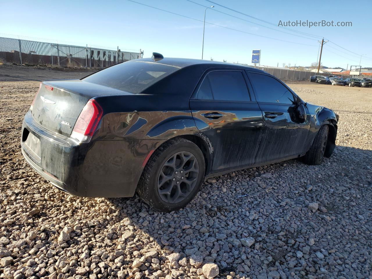 2019 Chrysler 300 S Черный vin: 2C3CCAGG3KH651476