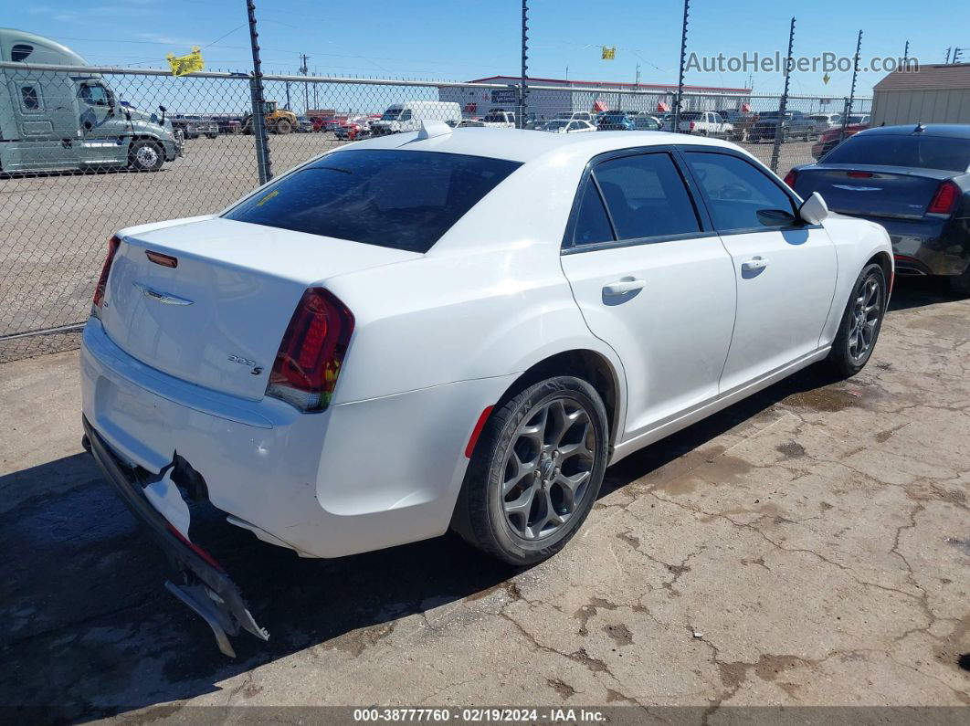 2016 Chrysler 300 300s White vin: 2C3CCAGG4GH253264