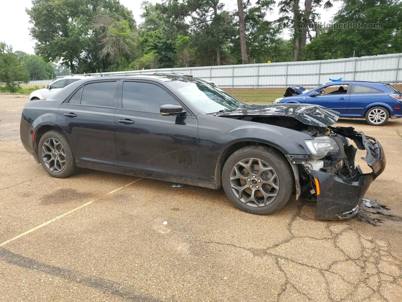 2017 Chrysler 300 S Черный vin: 2C3CCAGG4HH597310