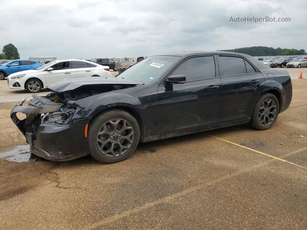 2017 Chrysler 300 S Черный vin: 2C3CCAGG4HH597310