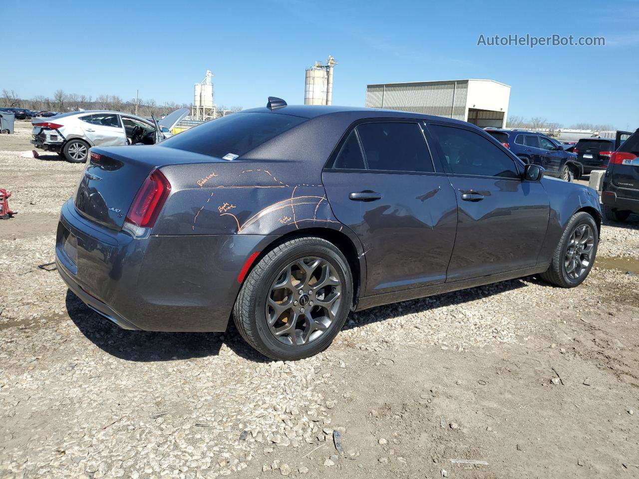 2016 Chrysler 300 S Серый vin: 2C3CCAGG5GH176131