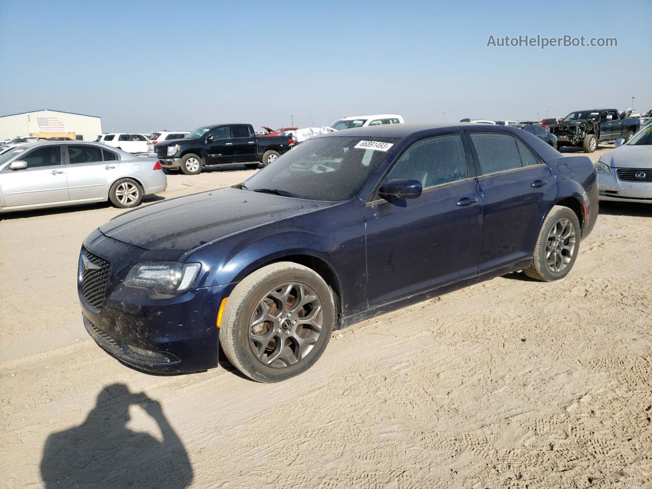 2016 Chrysler 300 S Blue vin: 2C3CCAGG5GH305033