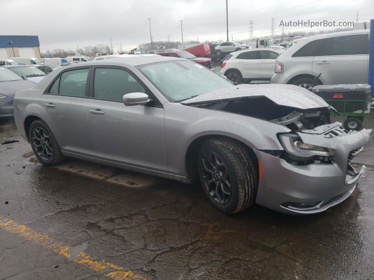 2017 Chrysler 300 S Silver vin: 2C3CCAGG5HH608377