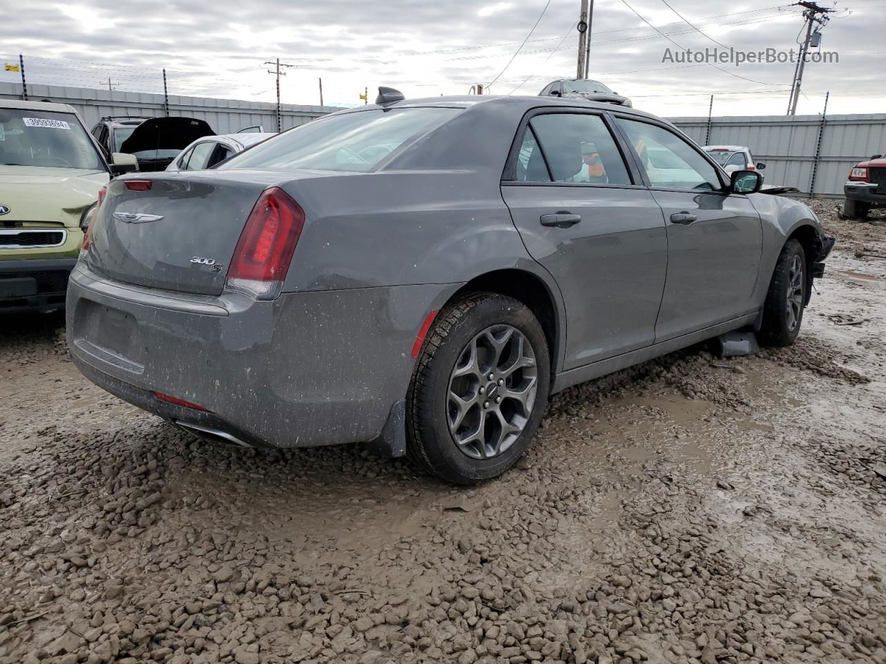 2017 Chrysler 300 S Gray vin: 2C3CCAGG5HH648376