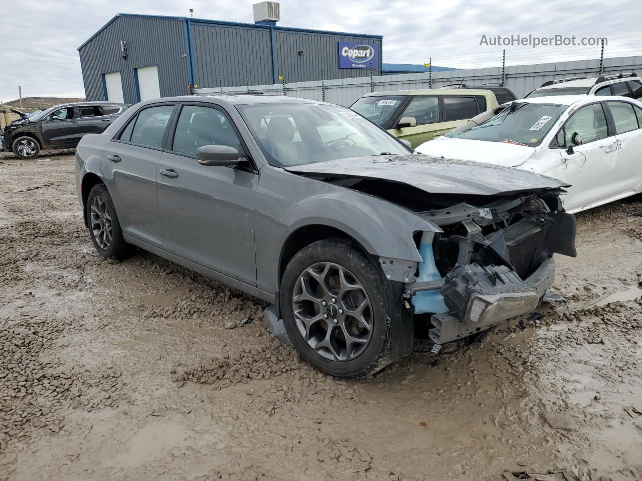 2017 Chrysler 300 S Серый vin: 2C3CCAGG5HH648376