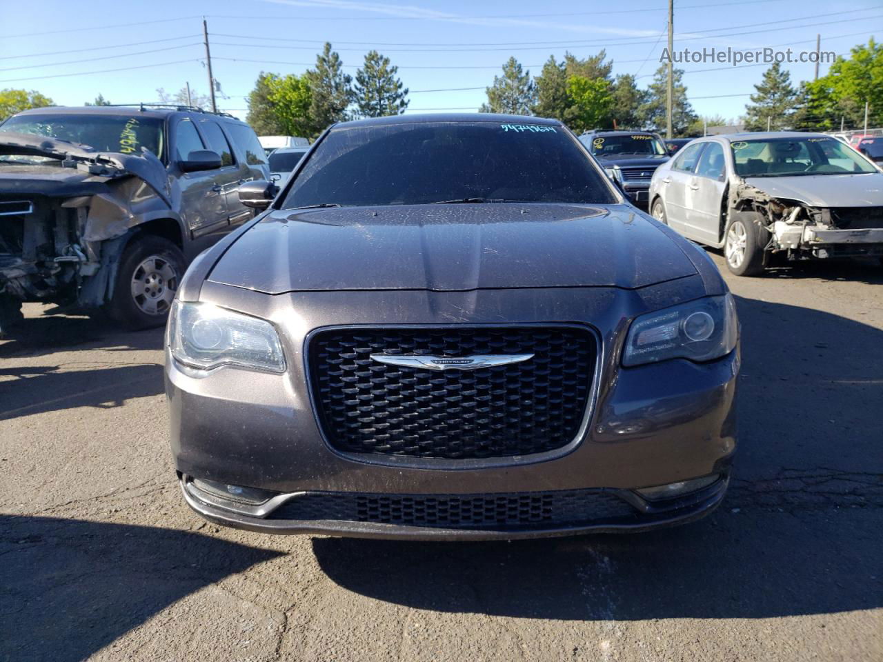 2016 Chrysler 300 S Gray vin: 2C3CCAGG6GH208634