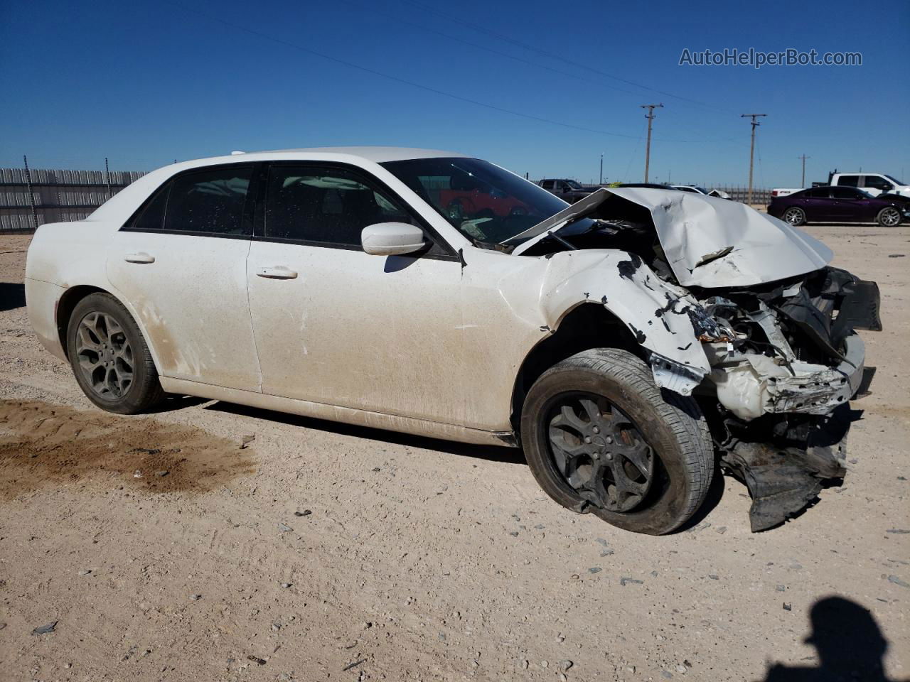 2019 Chrysler 300 S Белый vin: 2C3CCAGG6KH539769