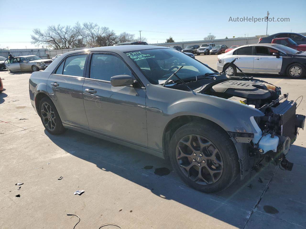 2019 Chrysler 300 S Gray vin: 2C3CCAGG6KH656056