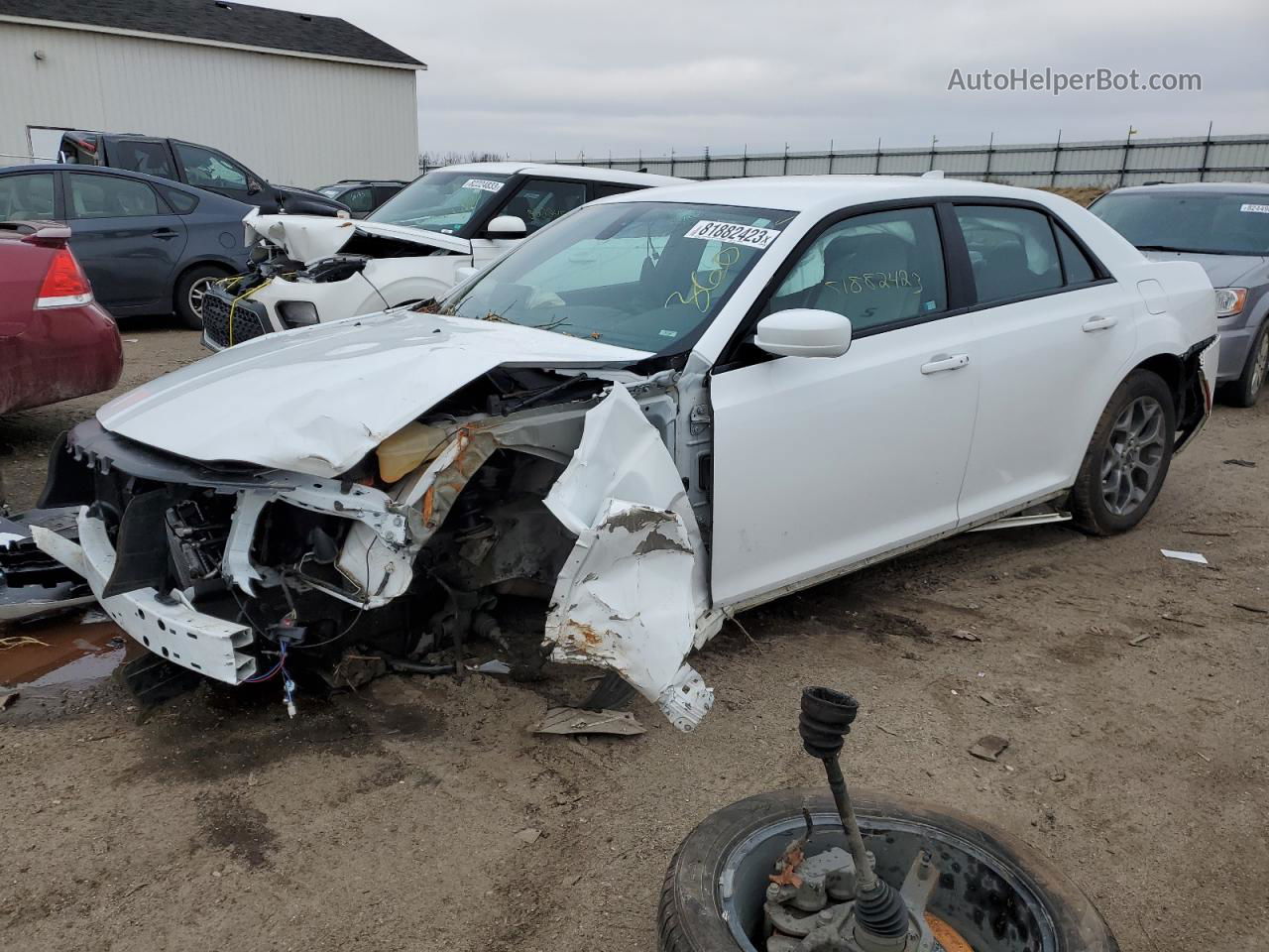 2017 Chrysler 300 S Белый vin: 2C3CCAGG7HH530023