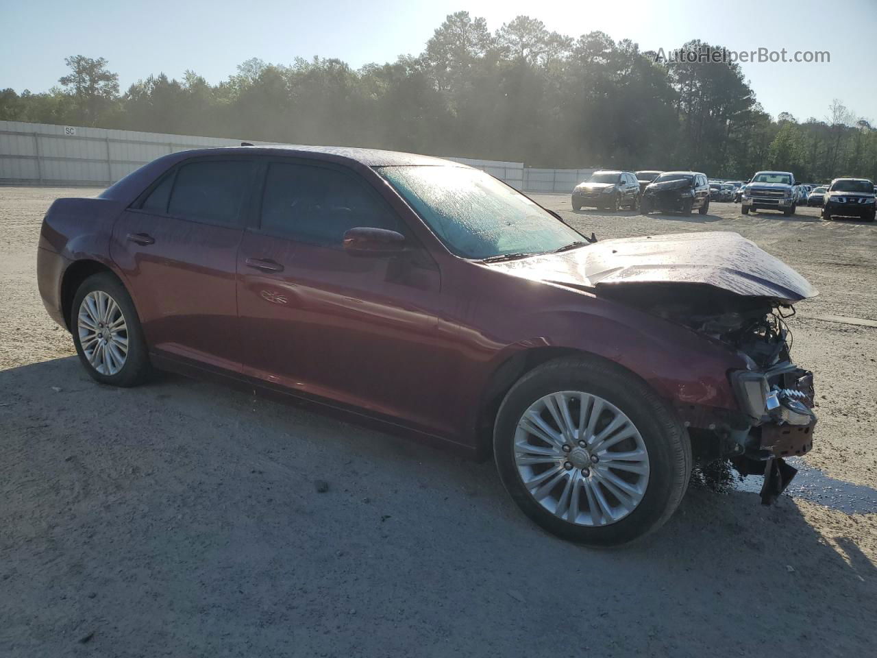 2019 Chrysler 300 S Burgundy vin: 2C3CCAGG7KH586468