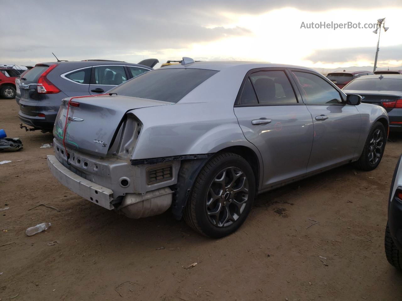 2016 Chrysler 300 S Gray vin: 2C3CCAGG8GH304930