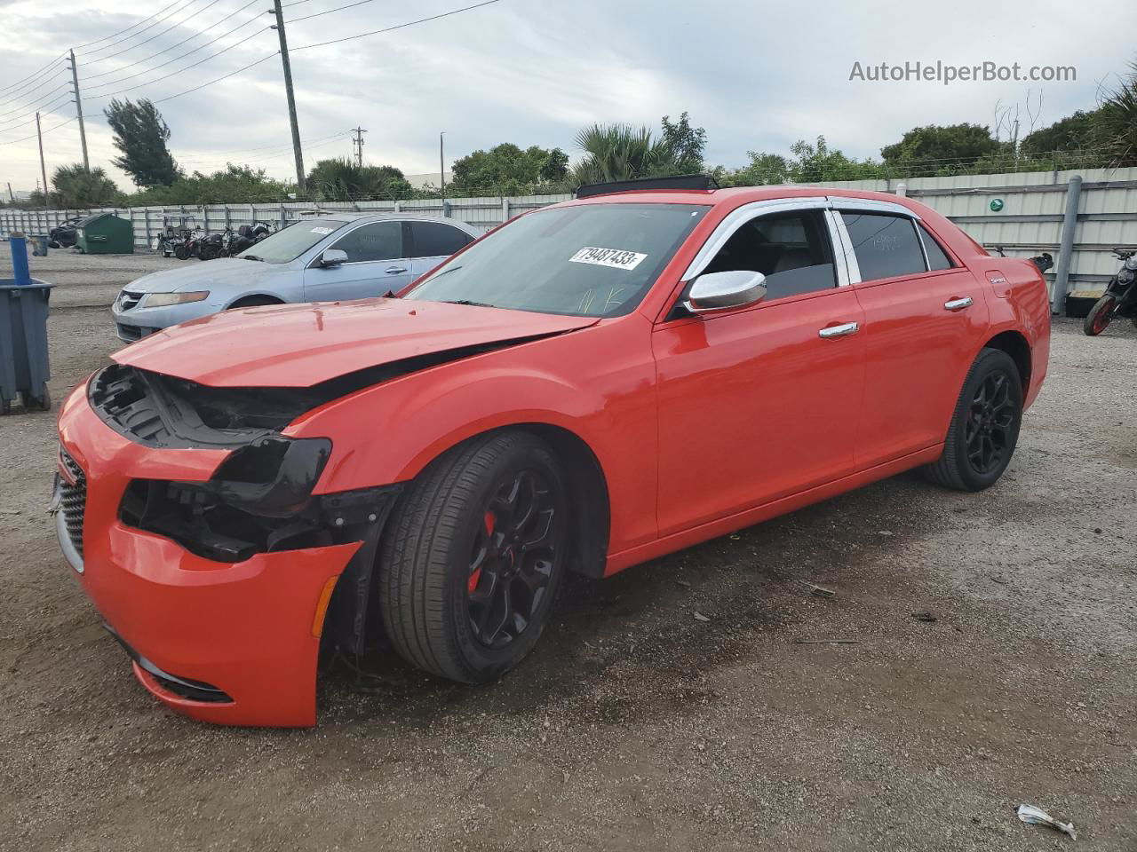 2017 Chrysler 300 S Red vin: 2C3CCAGG8HH585984