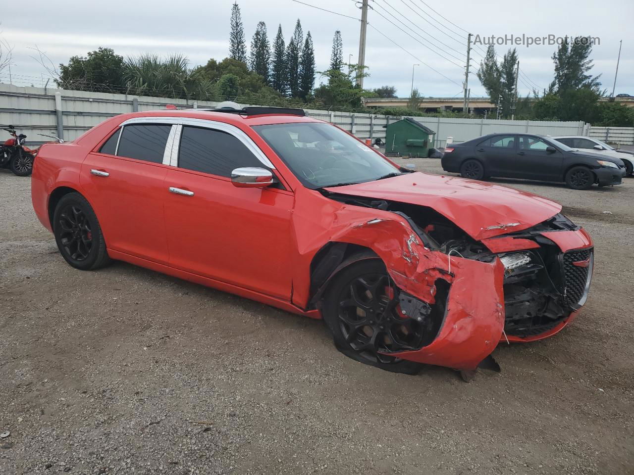 2017 Chrysler 300 S Red vin: 2C3CCAGG8HH585984