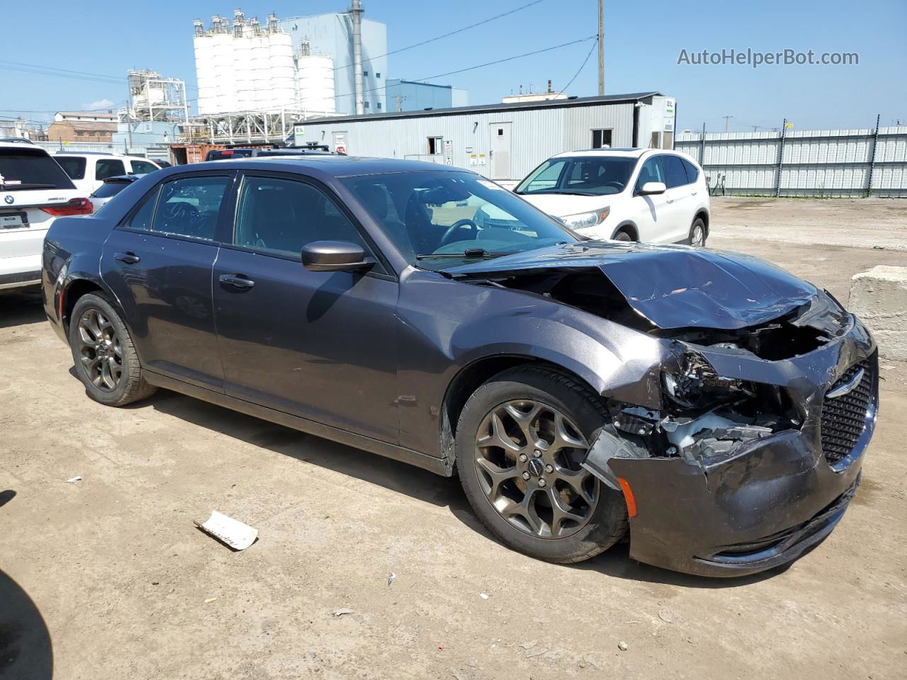 2016 Chrysler 300 S Серый vin: 2C3CCAGG9GH253311