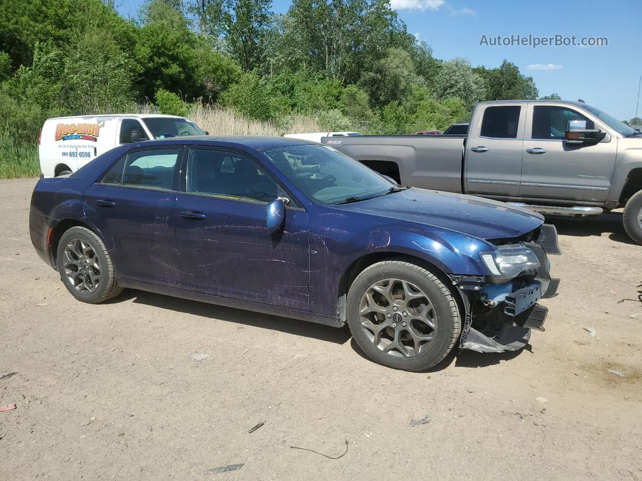 2016 Chrysler 300 S Blue vin: 2C3CCAGGXGH142217