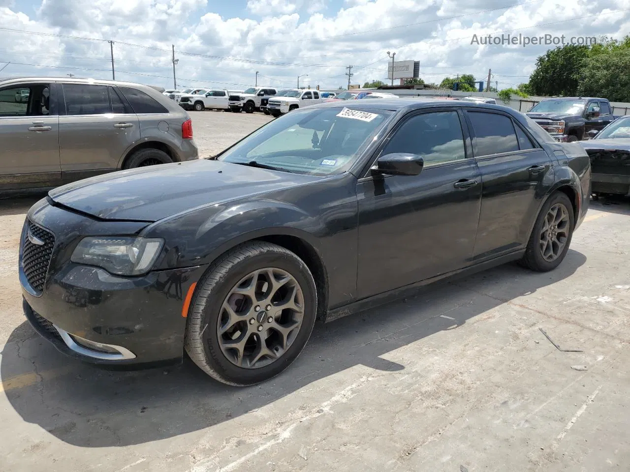 2016 Chrysler 300 S Черный vin: 2C3CCAGGXGH191319