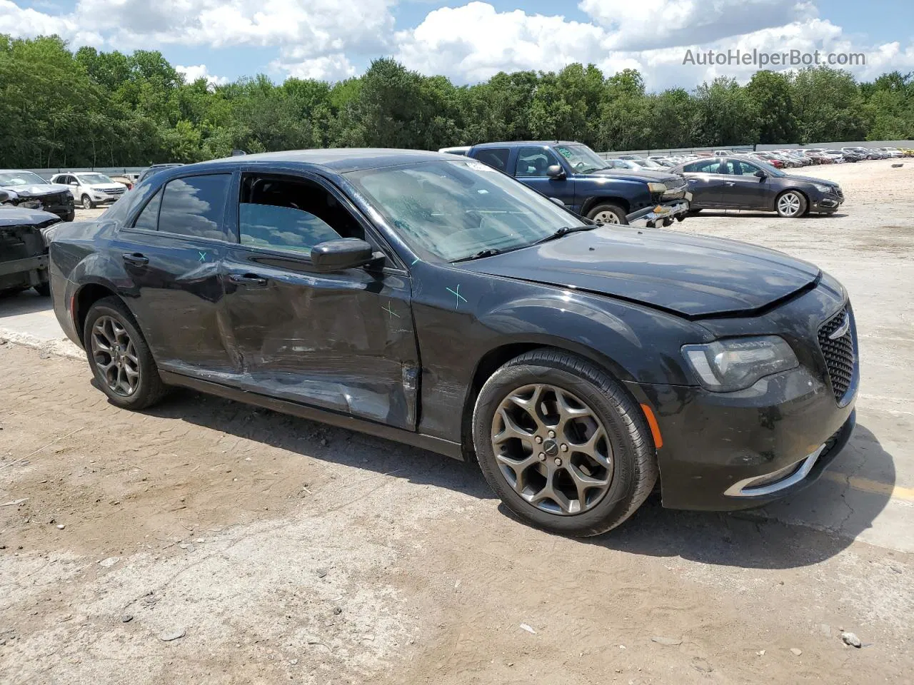 2016 Chrysler 300 S Черный vin: 2C3CCAGGXGH191319