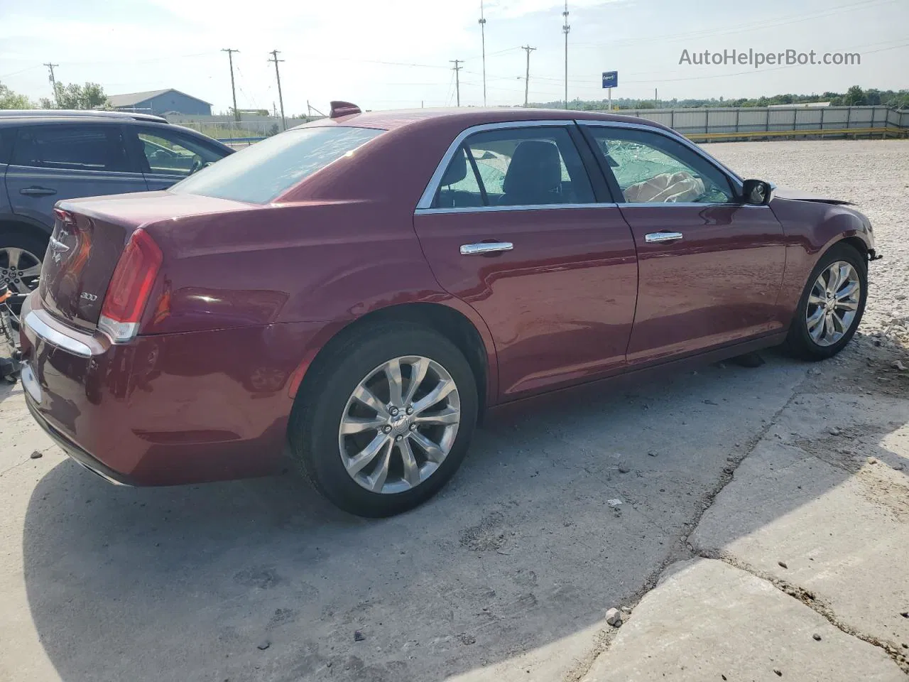 2019 Chrysler 300 Limited Maroon vin: 2C3CCAKG1KH689909