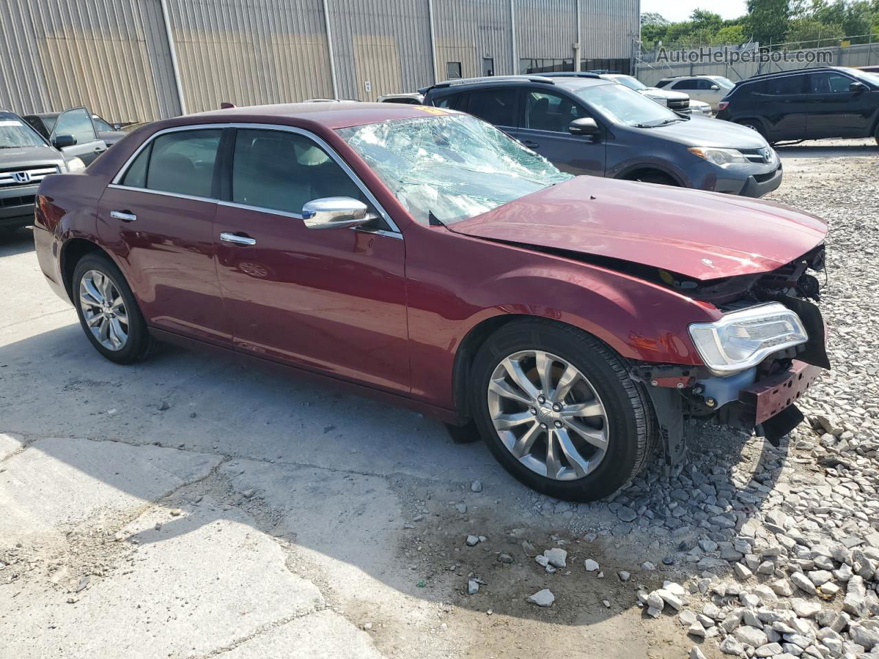 2019 Chrysler 300 Limited Maroon vin: 2C3CCAKG1KH689909