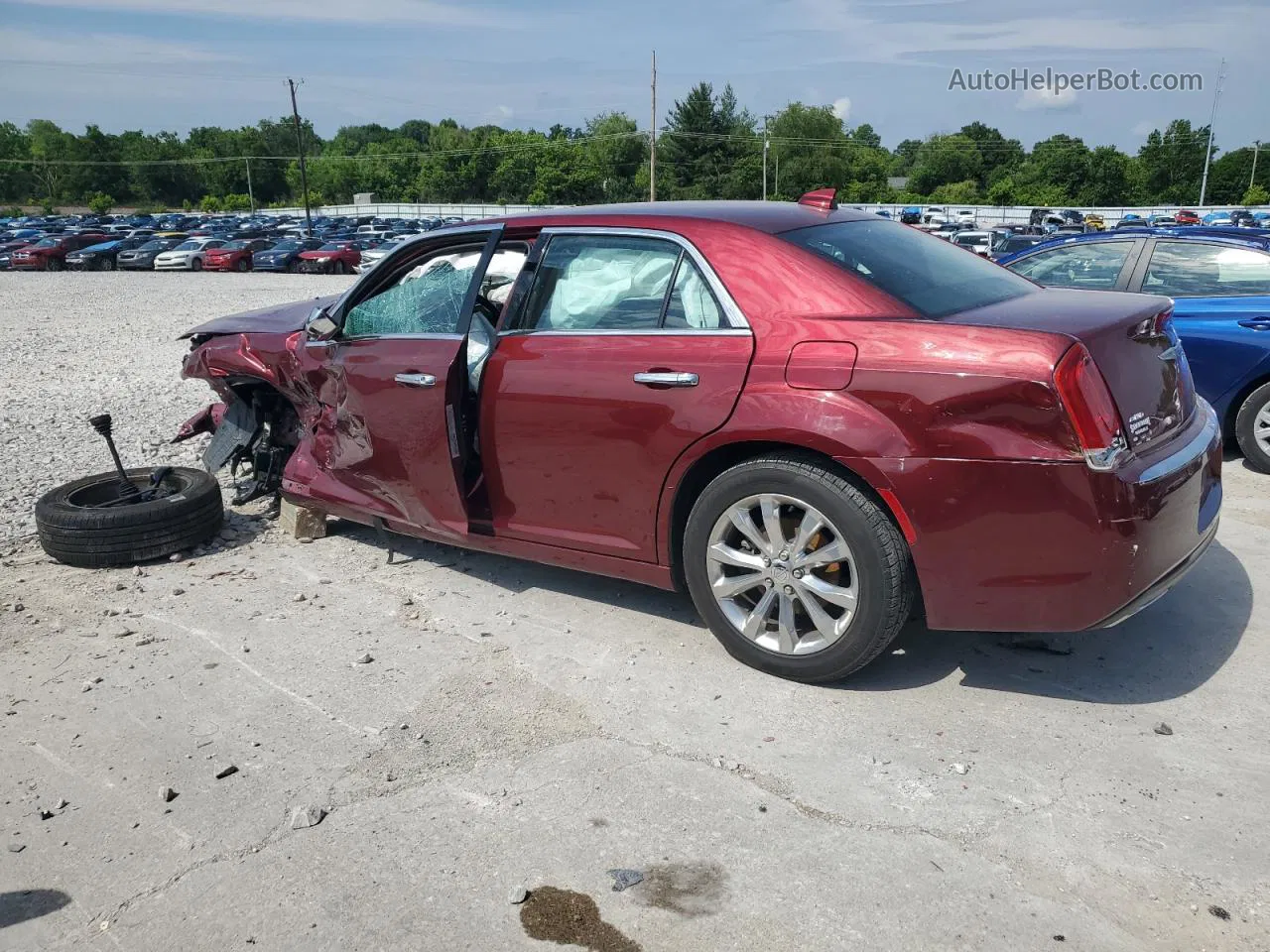 2019 Chrysler 300 Limited Maroon vin: 2C3CCAKG1KH689909