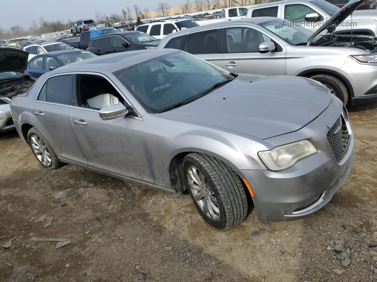 2016 Chrysler 300c  Silver vin: 2C3CCAKG2GH282754