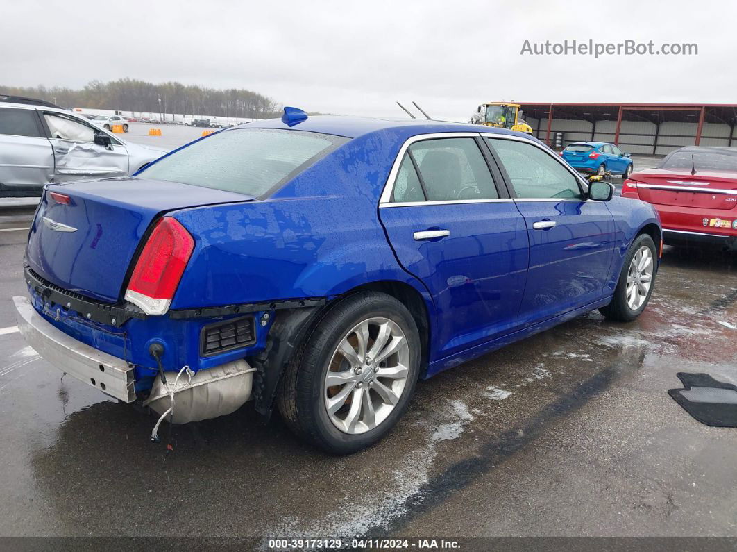 2019 Chrysler 300 Limited Awd Blue vin: 2C3CCAKG2KH722786