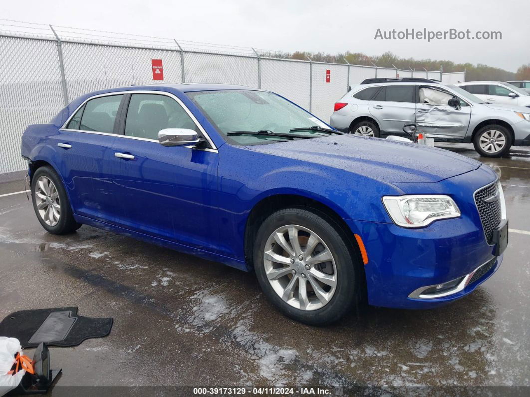 2019 Chrysler 300 Limited Awd Blue vin: 2C3CCAKG2KH722786