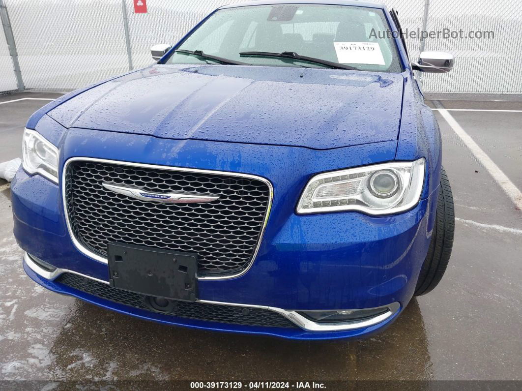 2019 Chrysler 300 Limited Awd Blue vin: 2C3CCAKG2KH722786