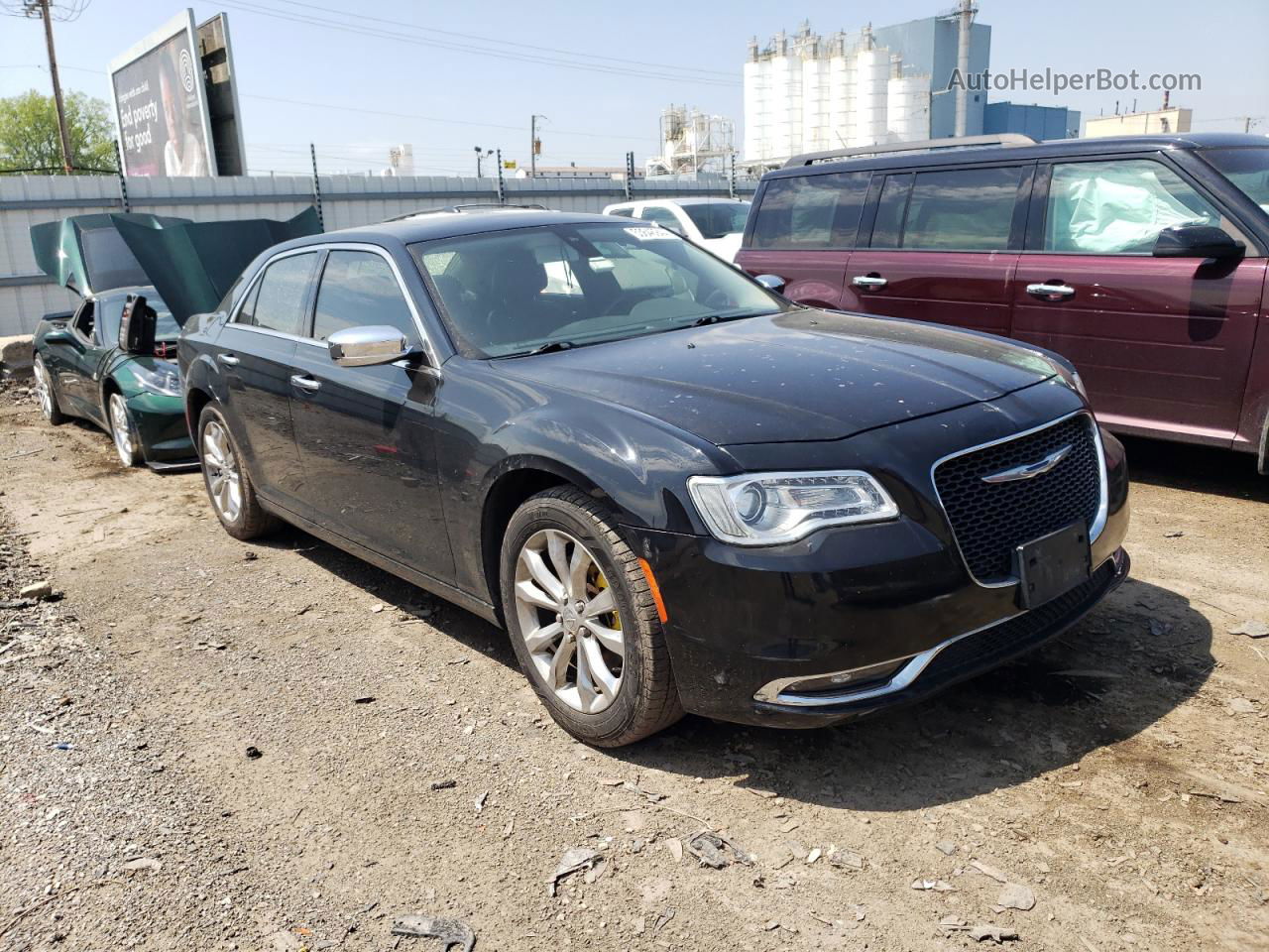 2017 Chrysler 300c  Black vin: 2C3CCAKG3HH622169