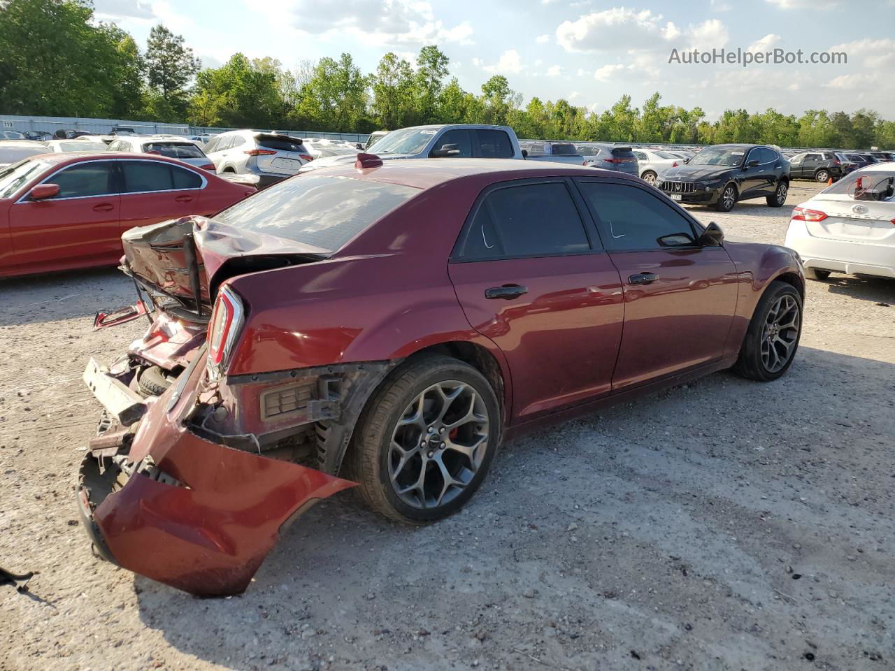 2019 Chrysler 300 Limited Бордовый vin: 2C3CCAKG3KH528753