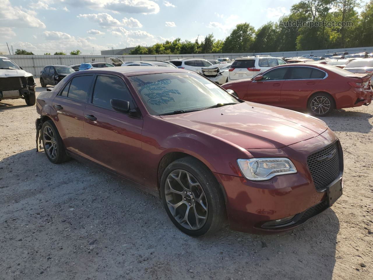 2019 Chrysler 300 Limited Бордовый vin: 2C3CCAKG3KH528753