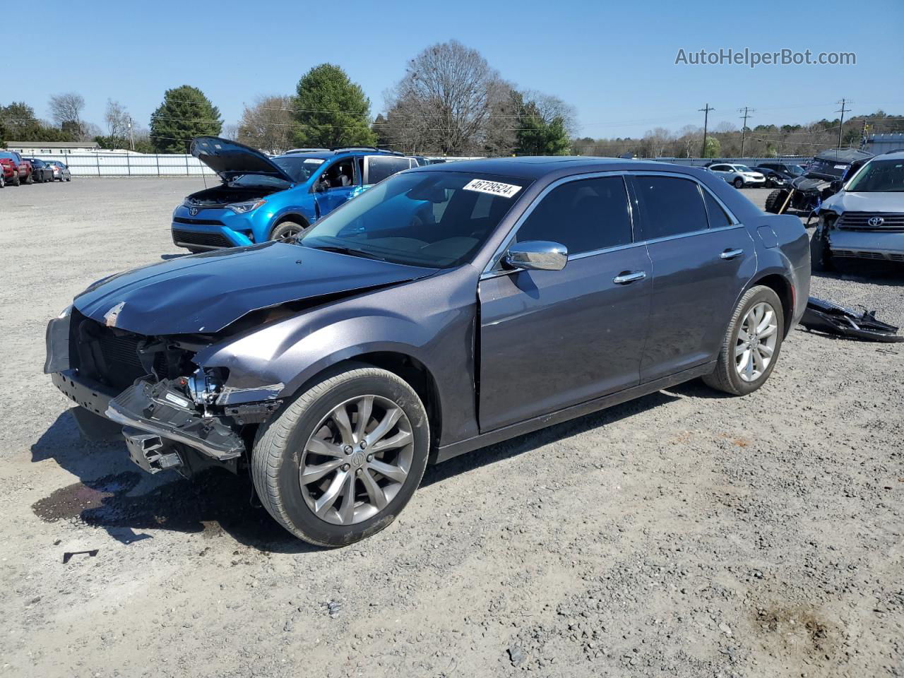 2019 Chrysler 300 Limited Gray vin: 2C3CCAKG3KH569125