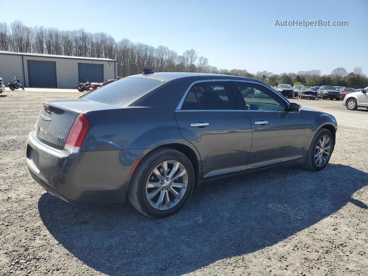 2019 Chrysler 300 Limited Gray vin: 2C3CCAKG3KH569125