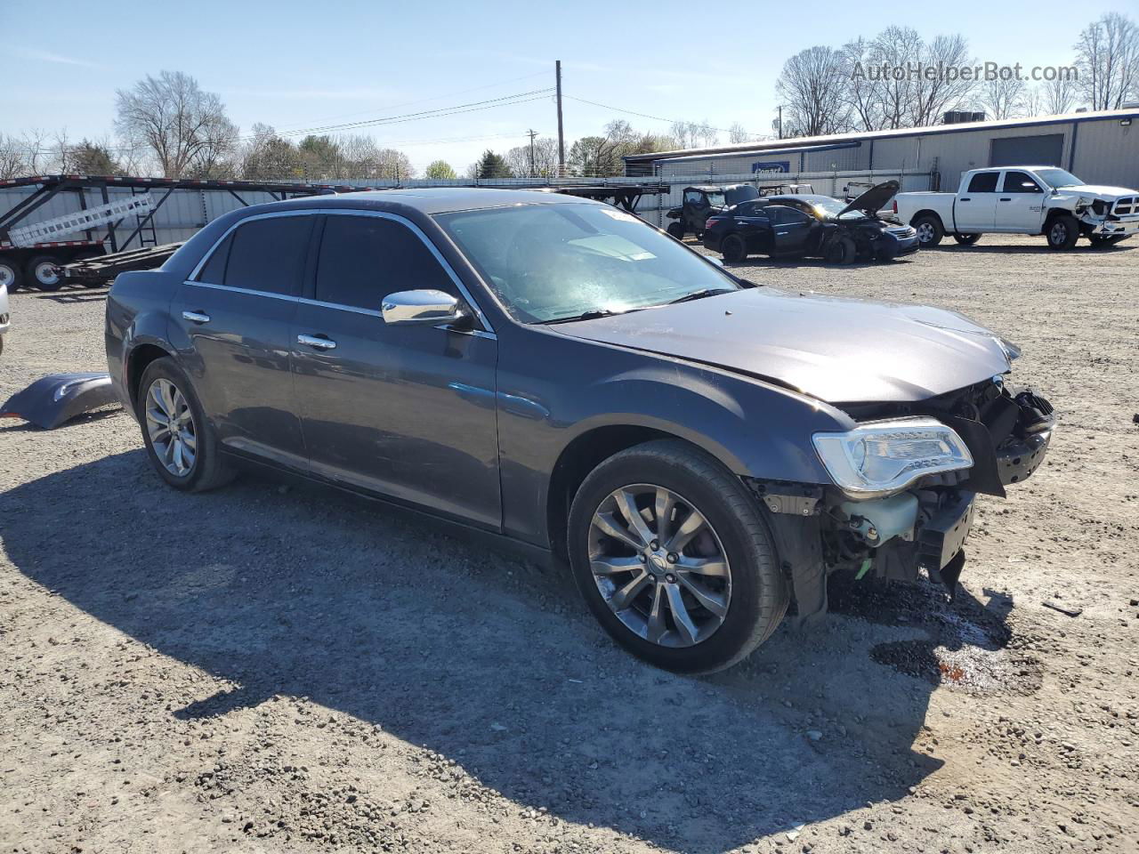 2019 Chrysler 300 Limited Gray vin: 2C3CCAKG3KH569125