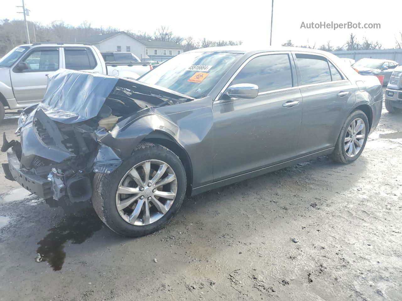 2016 Chrysler 300c  Gray vin: 2C3CCAKG4GH182610