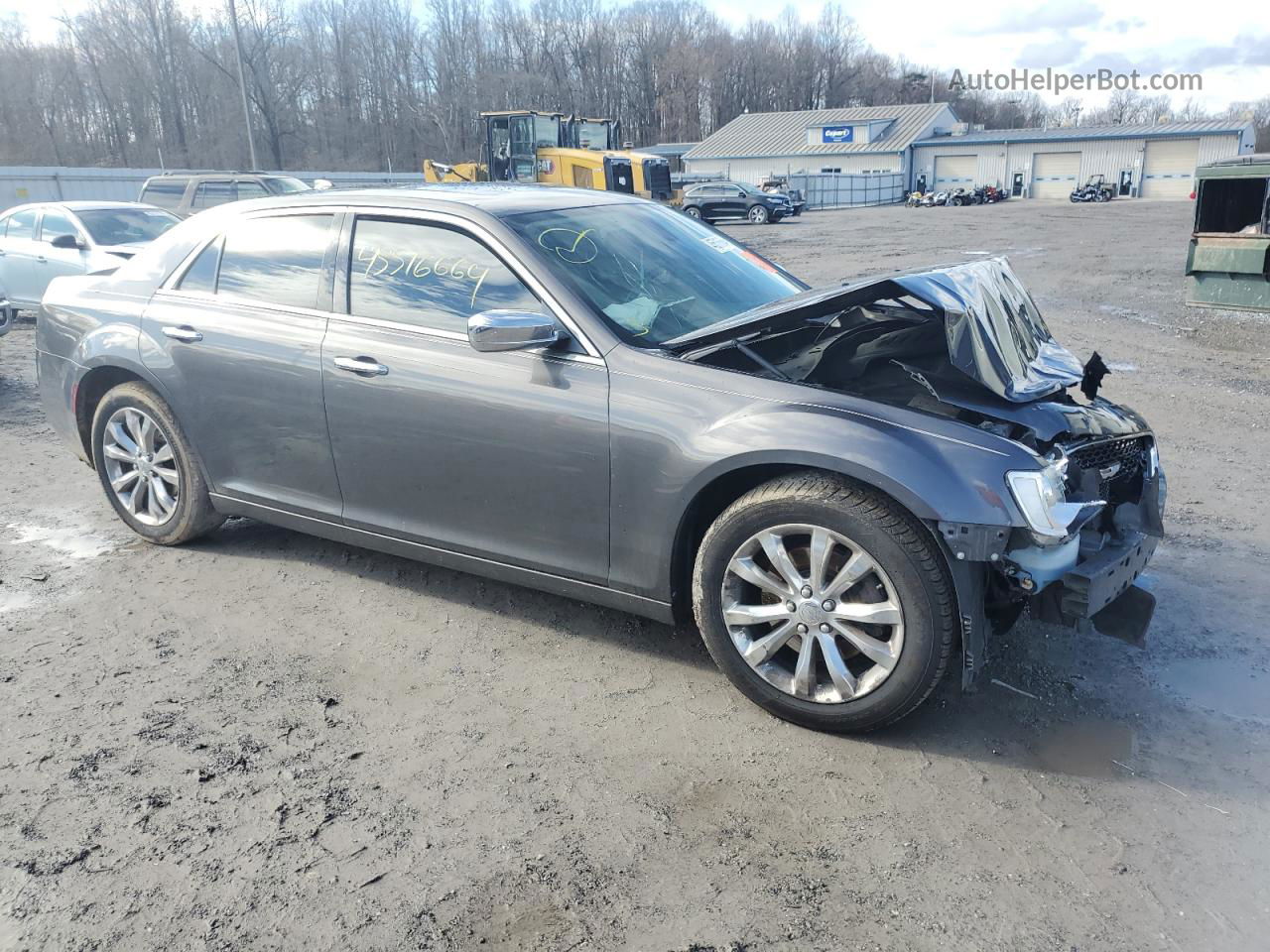 2016 Chrysler 300c  Gray vin: 2C3CCAKG4GH182610