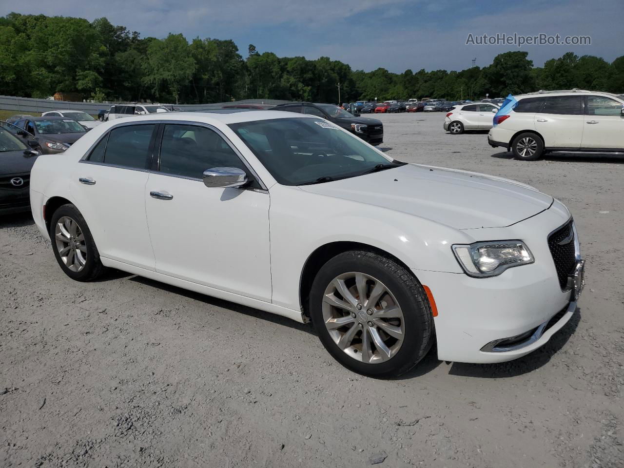 2019 Chrysler 300 Limited White vin: 2C3CCAKG5KH534392