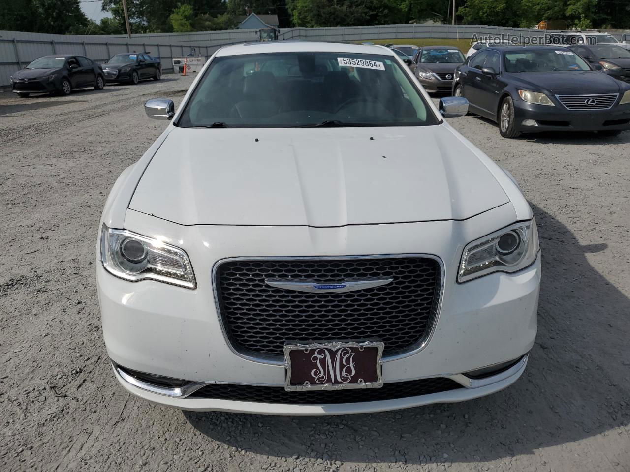 2019 Chrysler 300 Limited White vin: 2C3CCAKG5KH534392