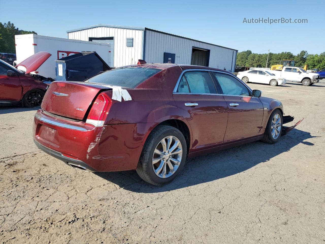 2019 Chrysler 300 Limited Burgundy vin: 2C3CCAKG7KH631545