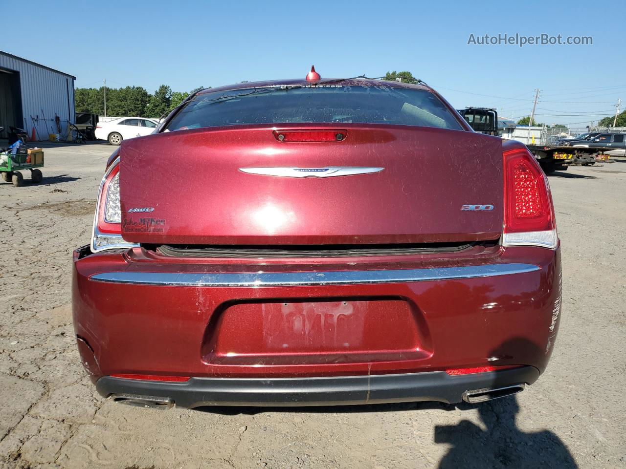 2019 Chrysler 300 Limited Burgundy vin: 2C3CCAKG7KH631545