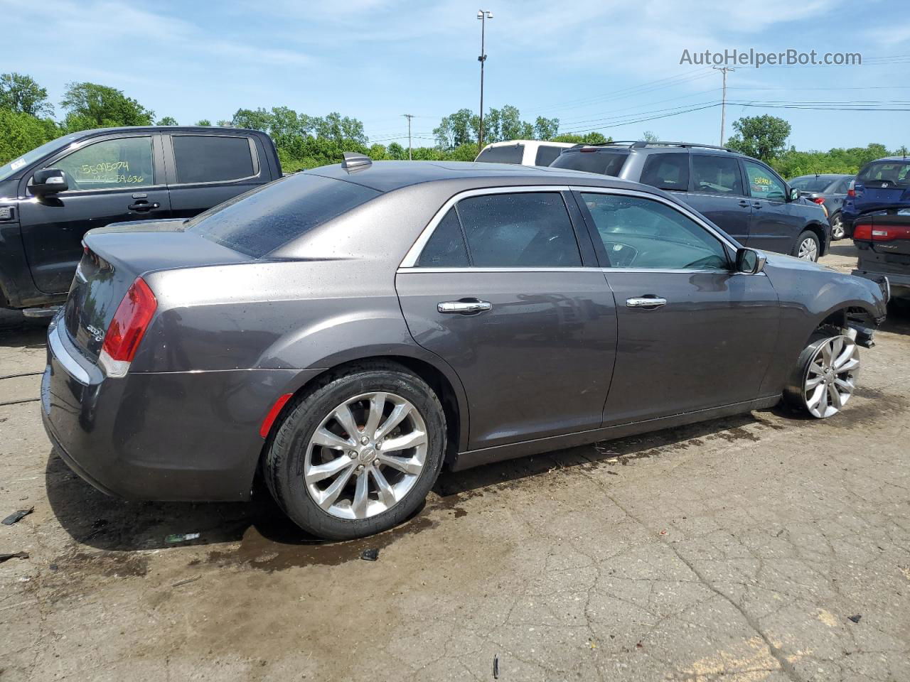 2016 Chrysler 300c  Gray vin: 2C3CCAKG8GH190984