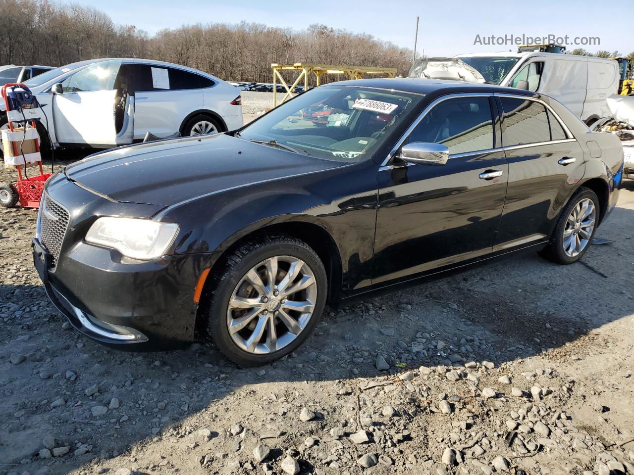 2017 Chrysler 300c  Black vin: 2C3CCAKGXHH566814