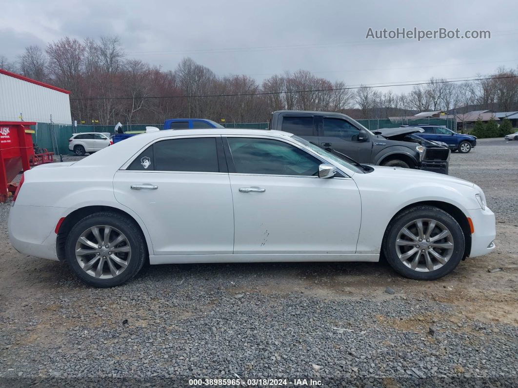 2019 Chrysler 300 Limited Awd White vin: 2C3CCAKGXKH560387