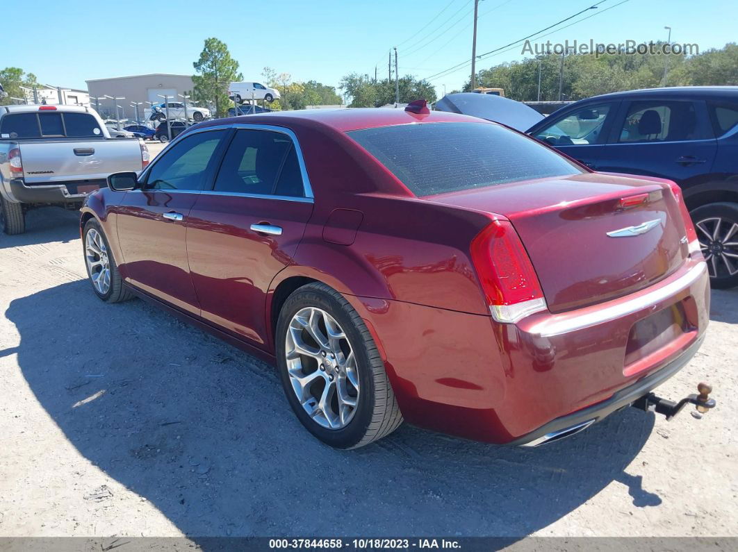 2017 Chrysler 300c   Red vin: 2C3CCAPG5HH612655