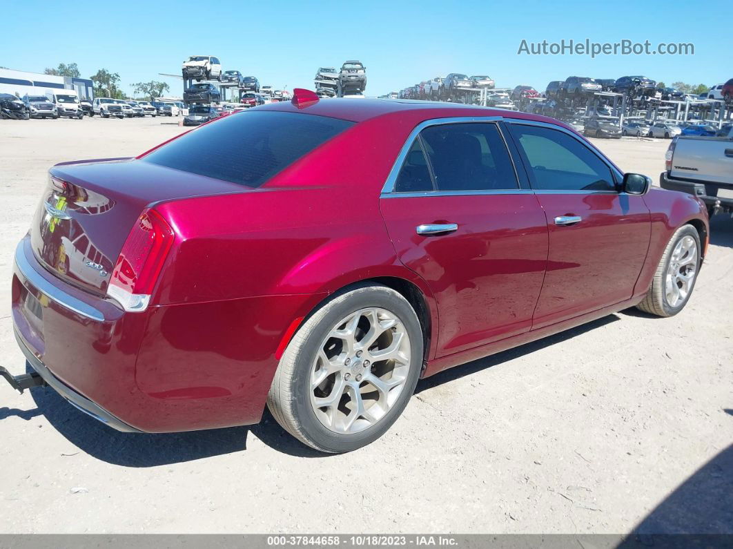 2017 Chrysler 300c   Red vin: 2C3CCAPG5HH612655