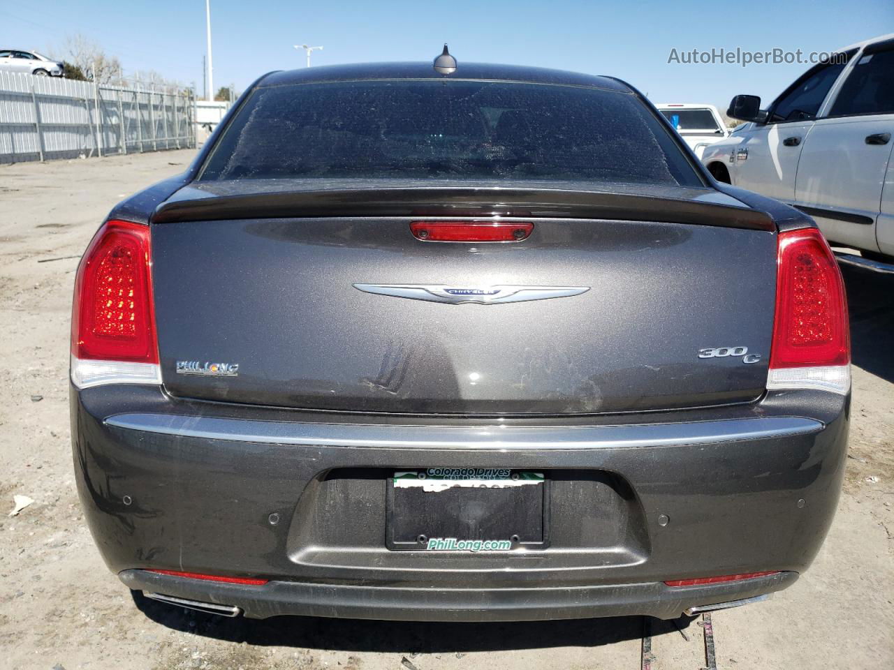 2019 Chrysler 300c  Gray vin: 2C3CCAPT4KH569995