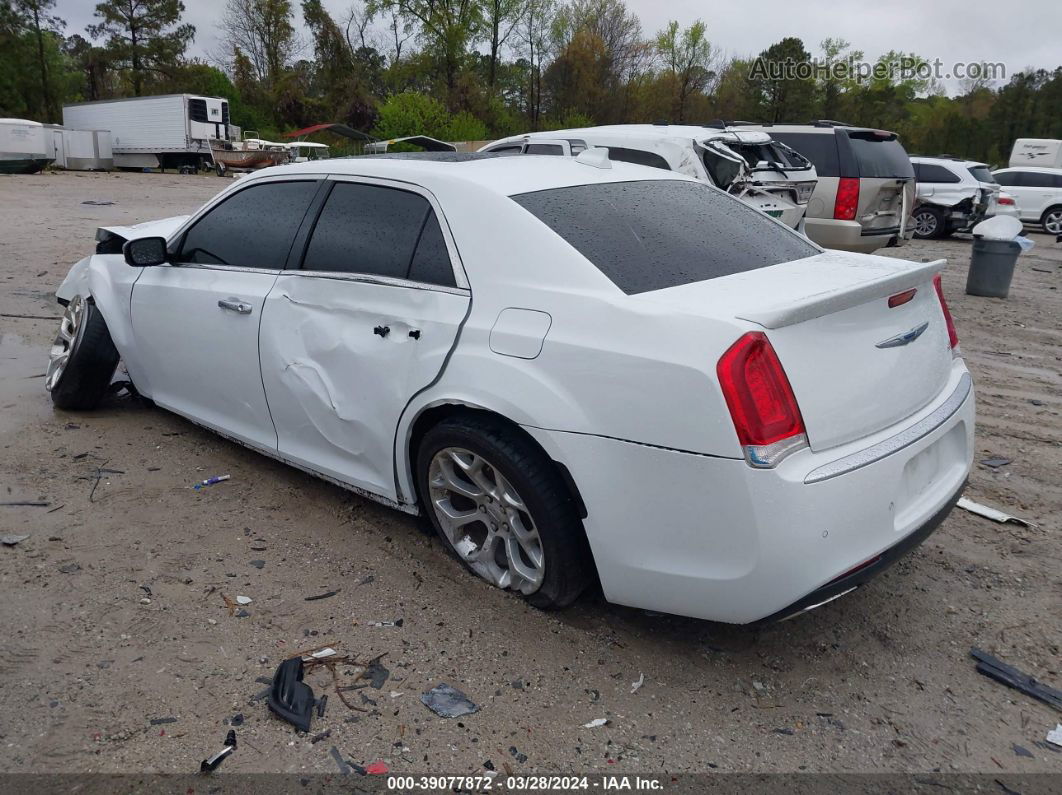 2019 Chrysler 300 300c White vin: 2C3CCAPT7KH716522