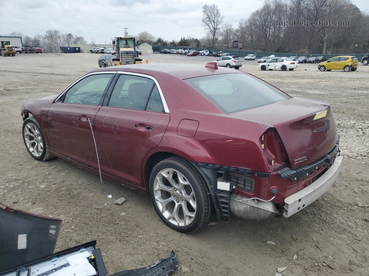 2017 Chrysler 300c Platinum Burgundy vin: 2C3CCAPT8HH584525