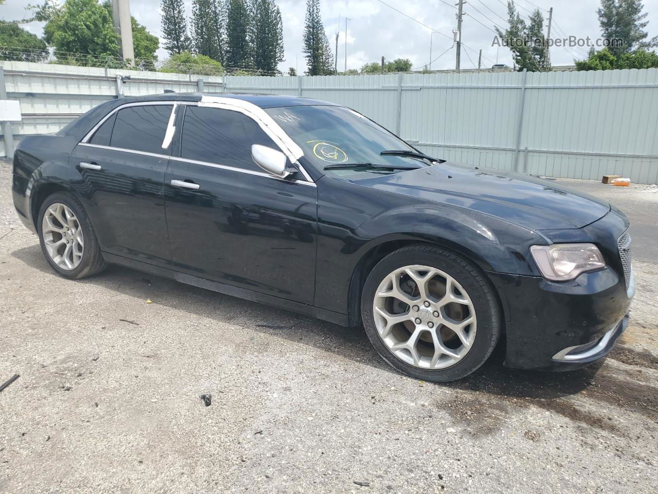 2019 Chrysler 300c  Черный vin: 2C3CCAPT8KH610564